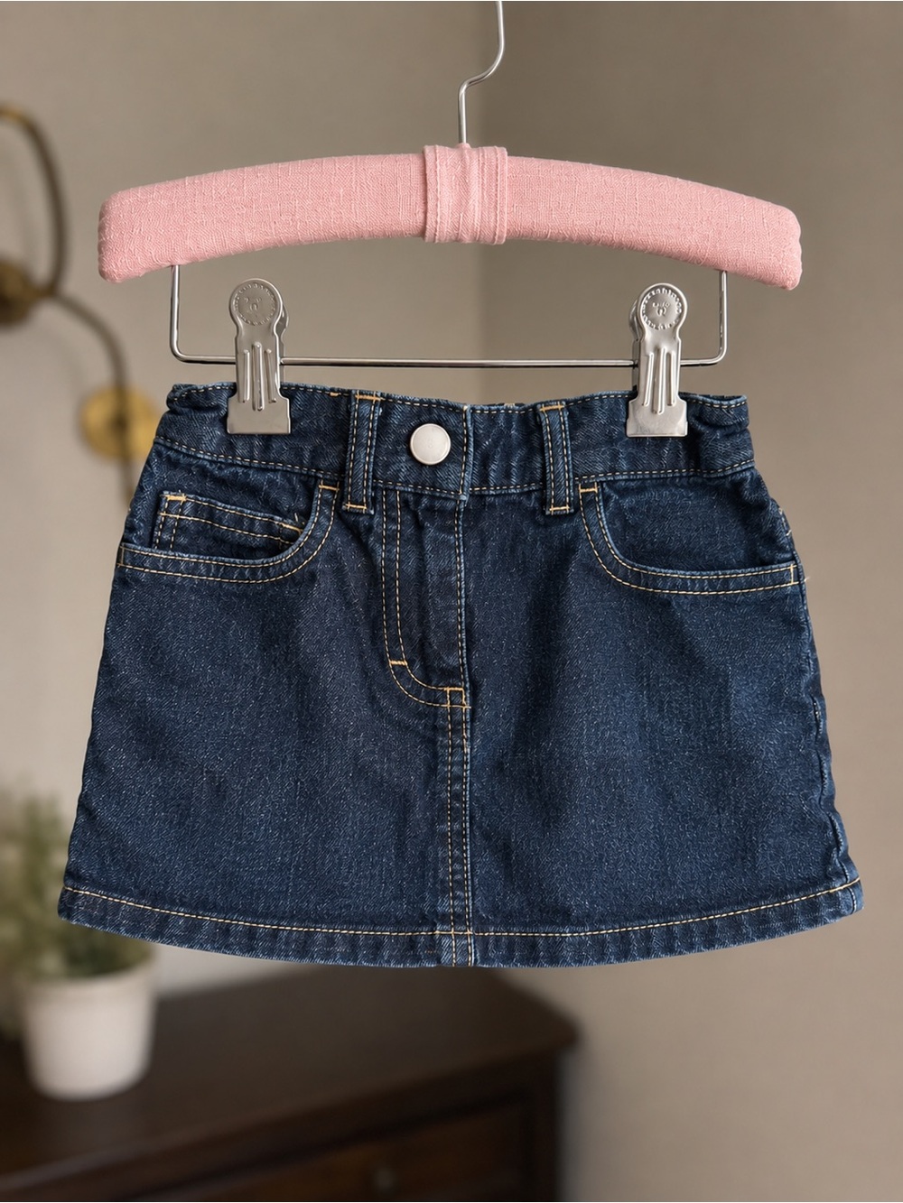 Petit Bateau Dark Wash Denim Skirt 2T